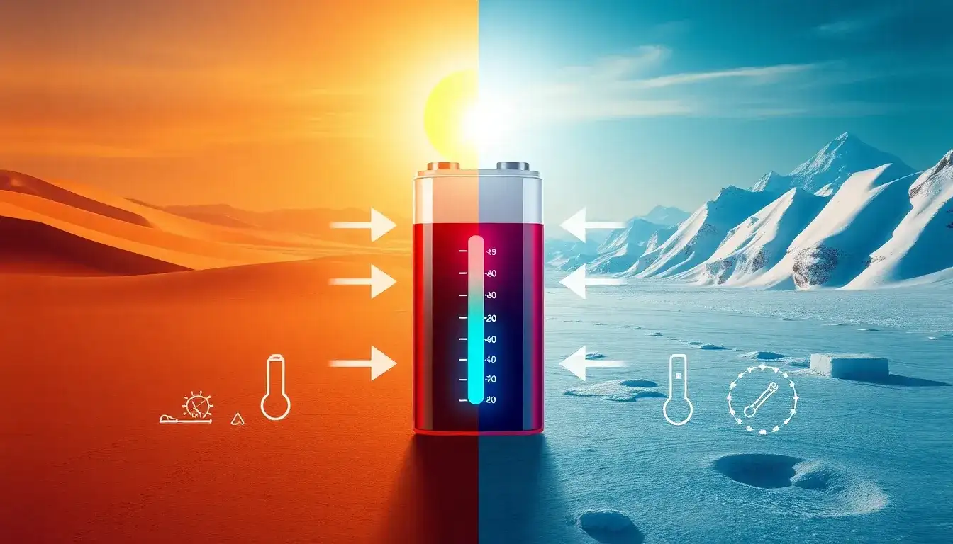 How does the energy density of lithium-ion batteries affect their performance in extreme temperatures