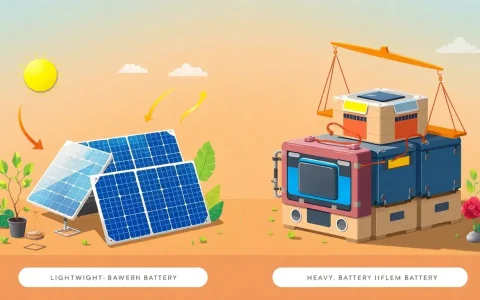 How does the weight of lithium-ion batteries impact the overall design of solar systems