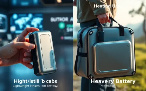 How does the weight of lithium-ion batteries impact their portability