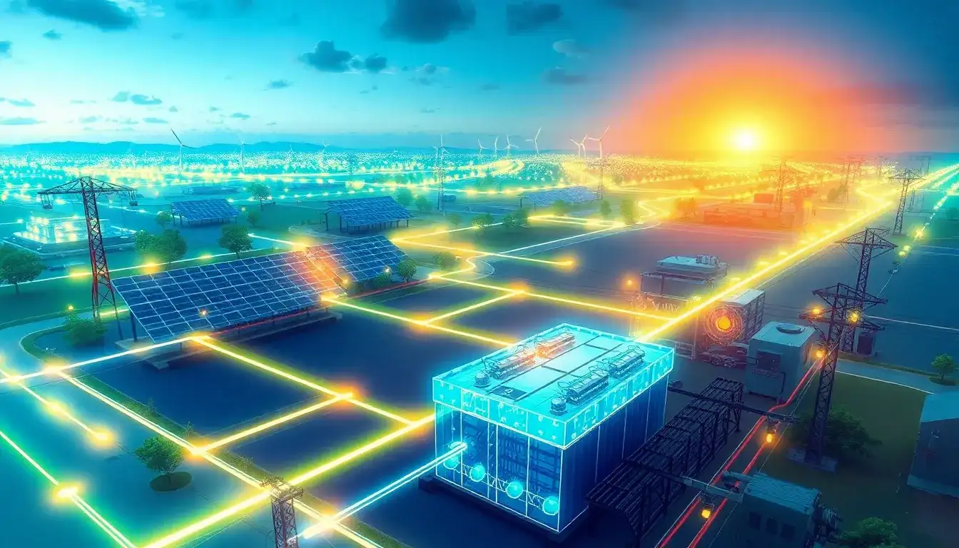 How does battery storage enhance grid stability and resilience