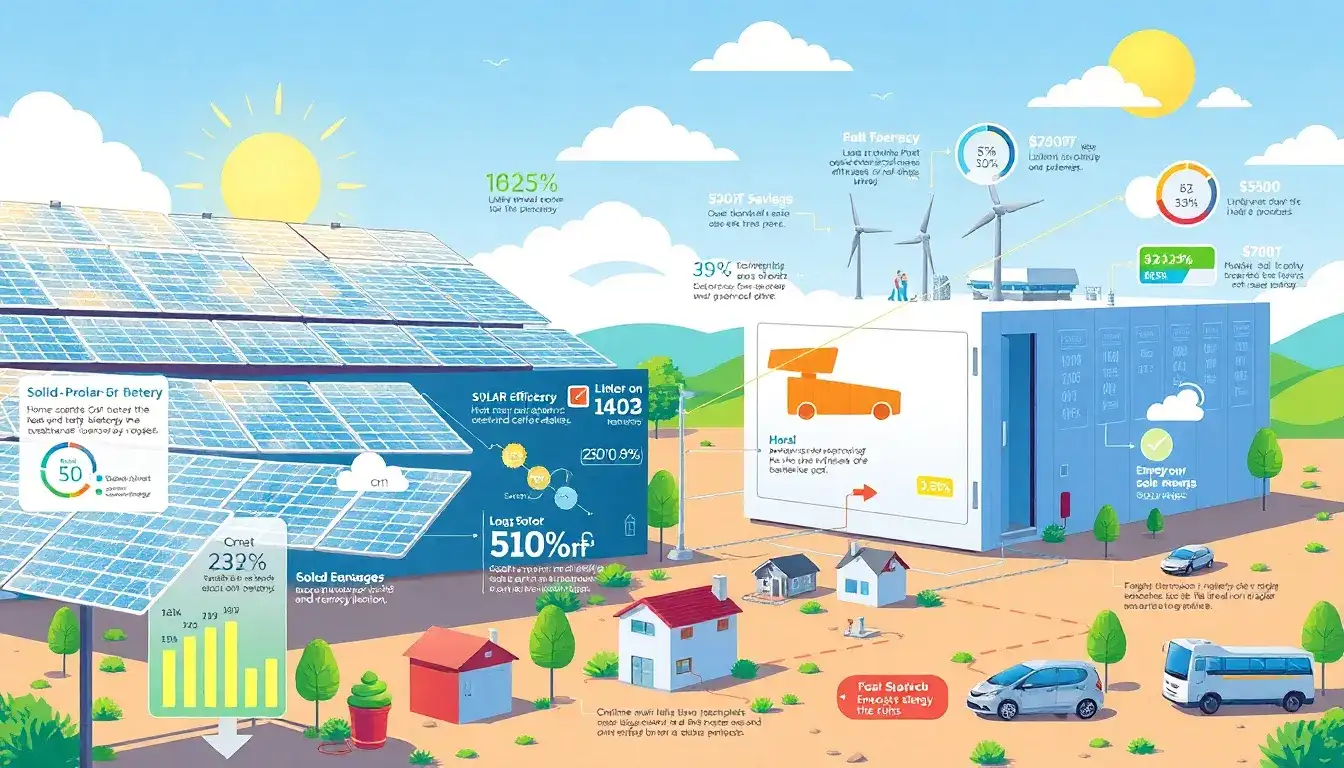 What are the long-term cost benefits of using lithium-ion batteries for solar energy storage