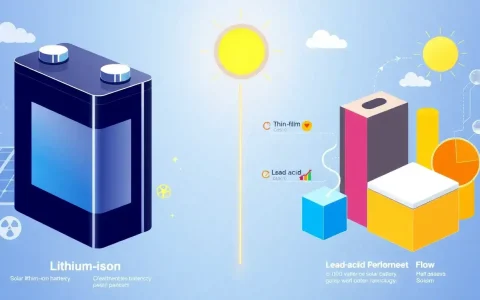How does the cost of lithium-ion batteries compare to other solar battery technologies