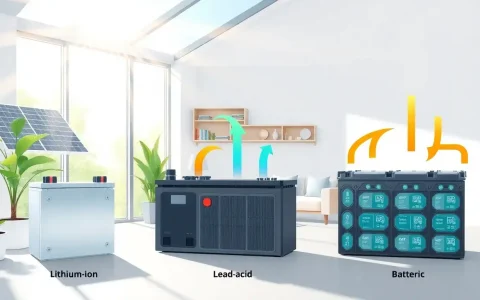 Which solar battery type offers the best efficiency for residential use