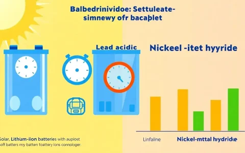 How do the lifespans of lithium-ion batteries compare to other solar battery technologies