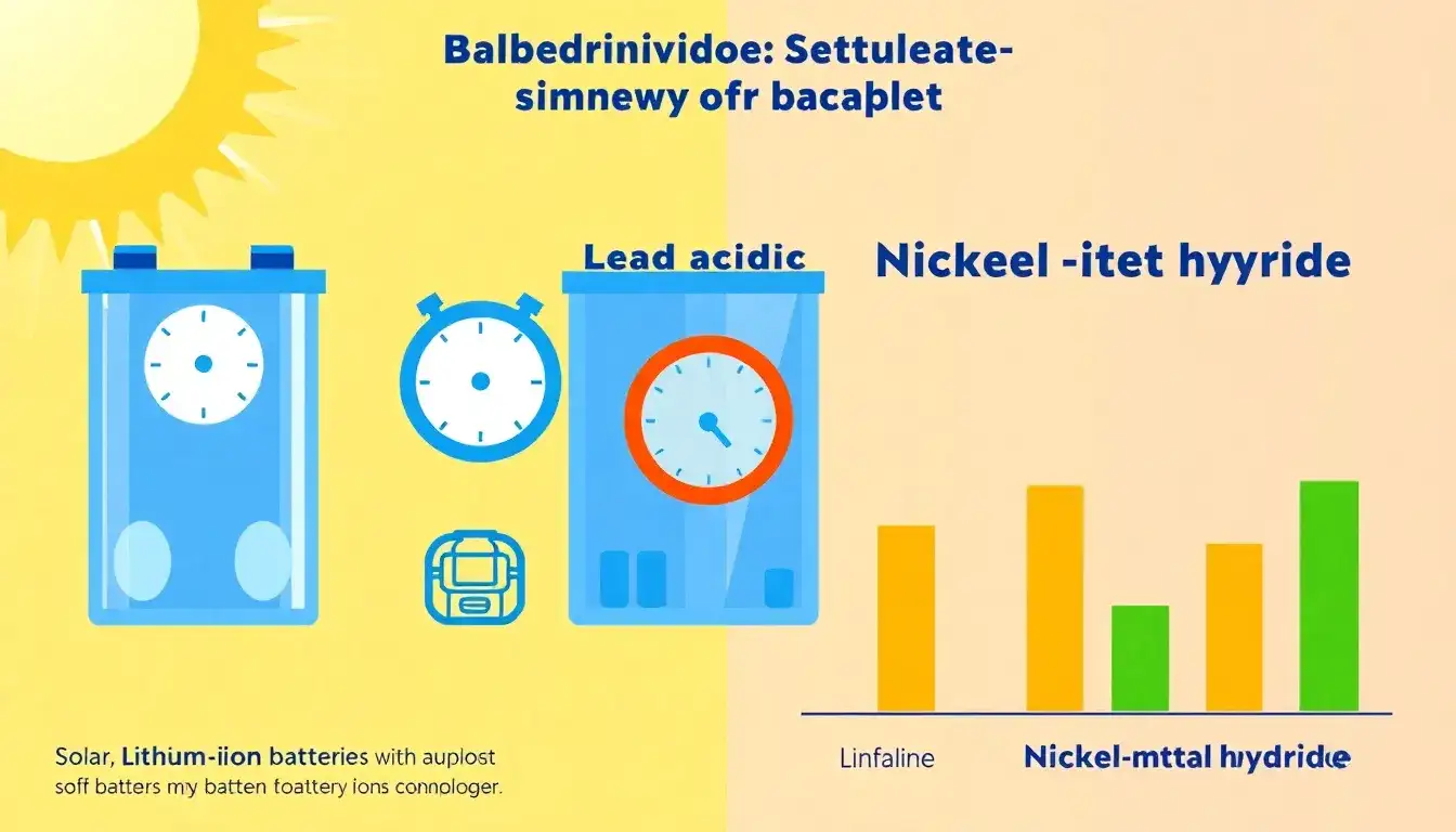 How do the lifespans of lithium-ion batteries compare to other solar battery technologies