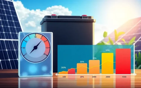 How does the depth of discharge impact the lifespan of lithium-ion solar batteries