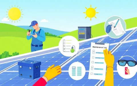 What maintenance is required for lithium-ion solar batteries