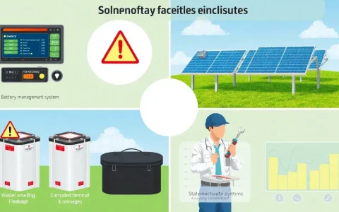 What are the signs that my lithium-ion solar batteries need maintenance