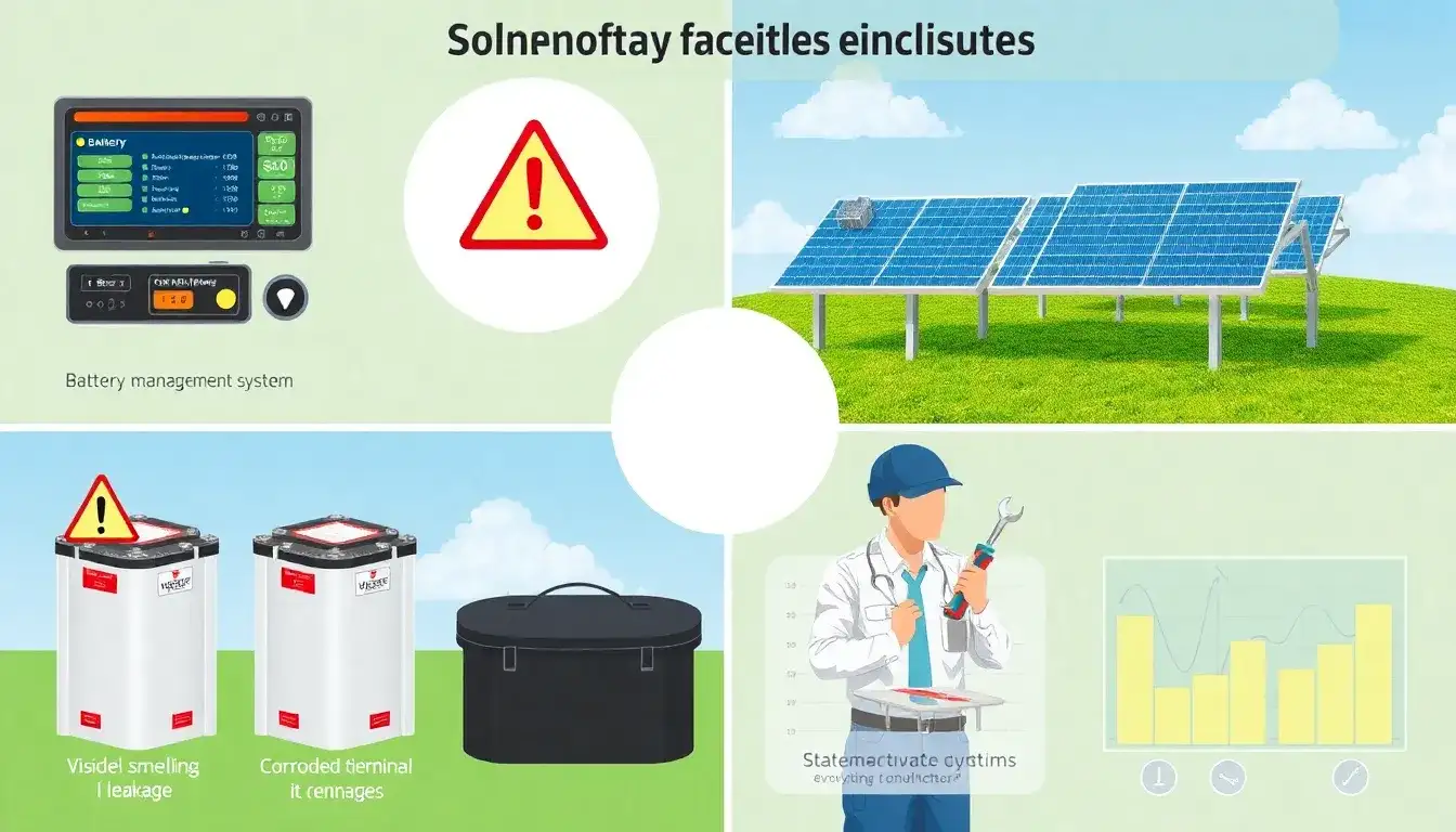 What are the signs that my lithium-ion solar batteries need maintenance