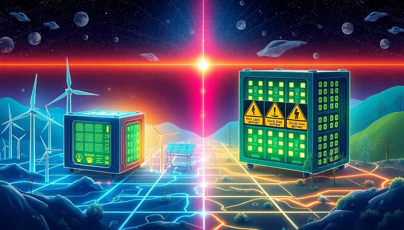 What are the main advantages of solid-state batteries over lithium-ion batteries for grid storage