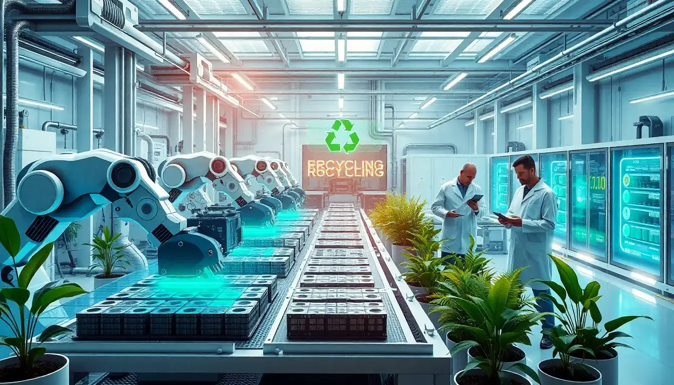 What are the latest innovations in lithium-ion battery recycling