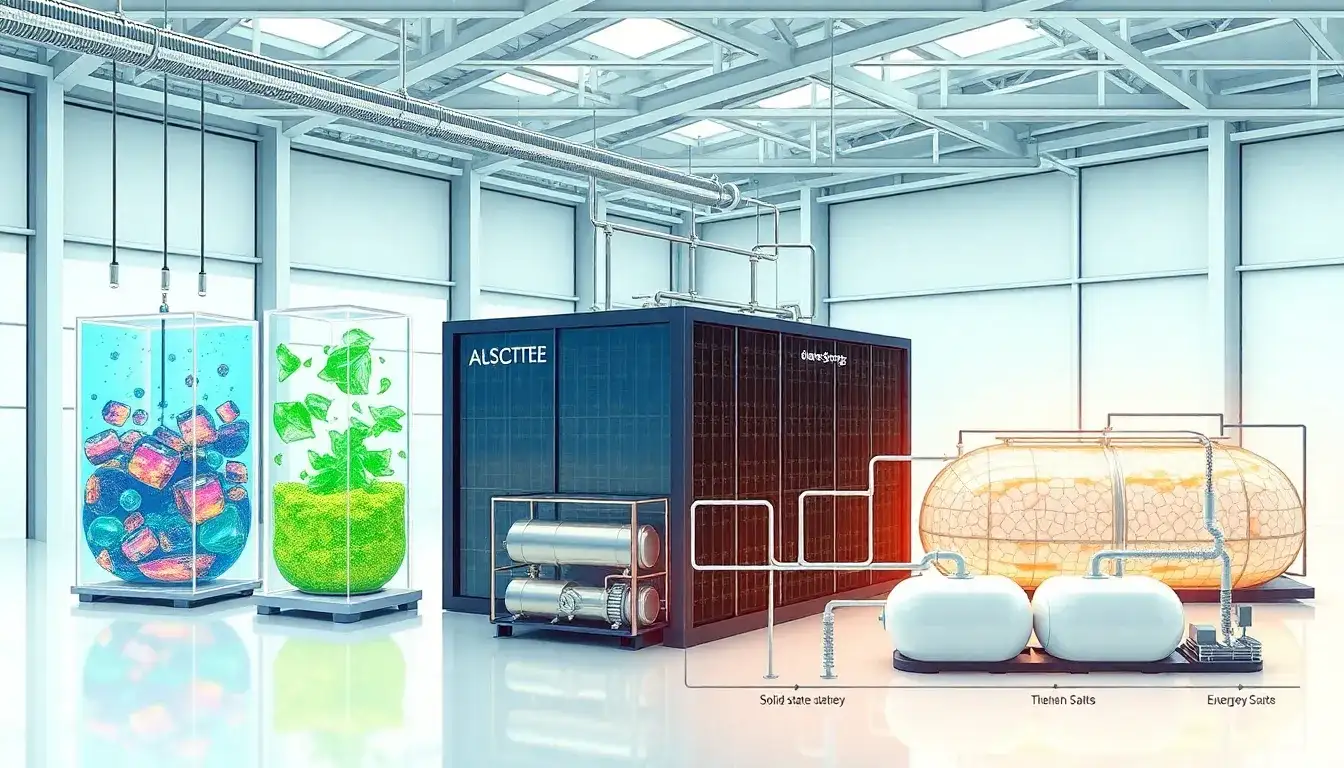 What are the alternatives to lithium-ion batteries for grid-scale energy storage