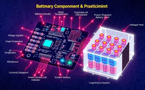 What are the main components of a battery management system
