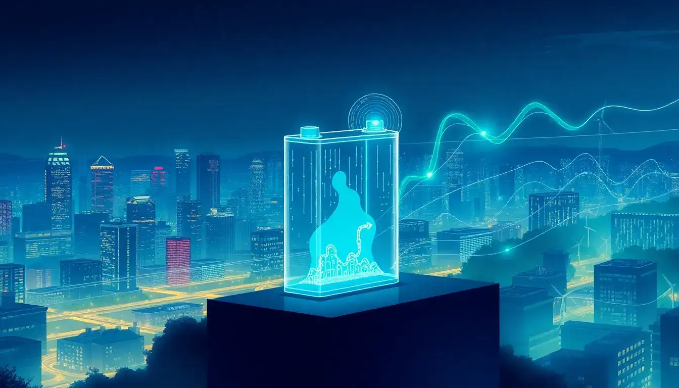 How does the efficiency of lithium-ion batteries impact grid stability