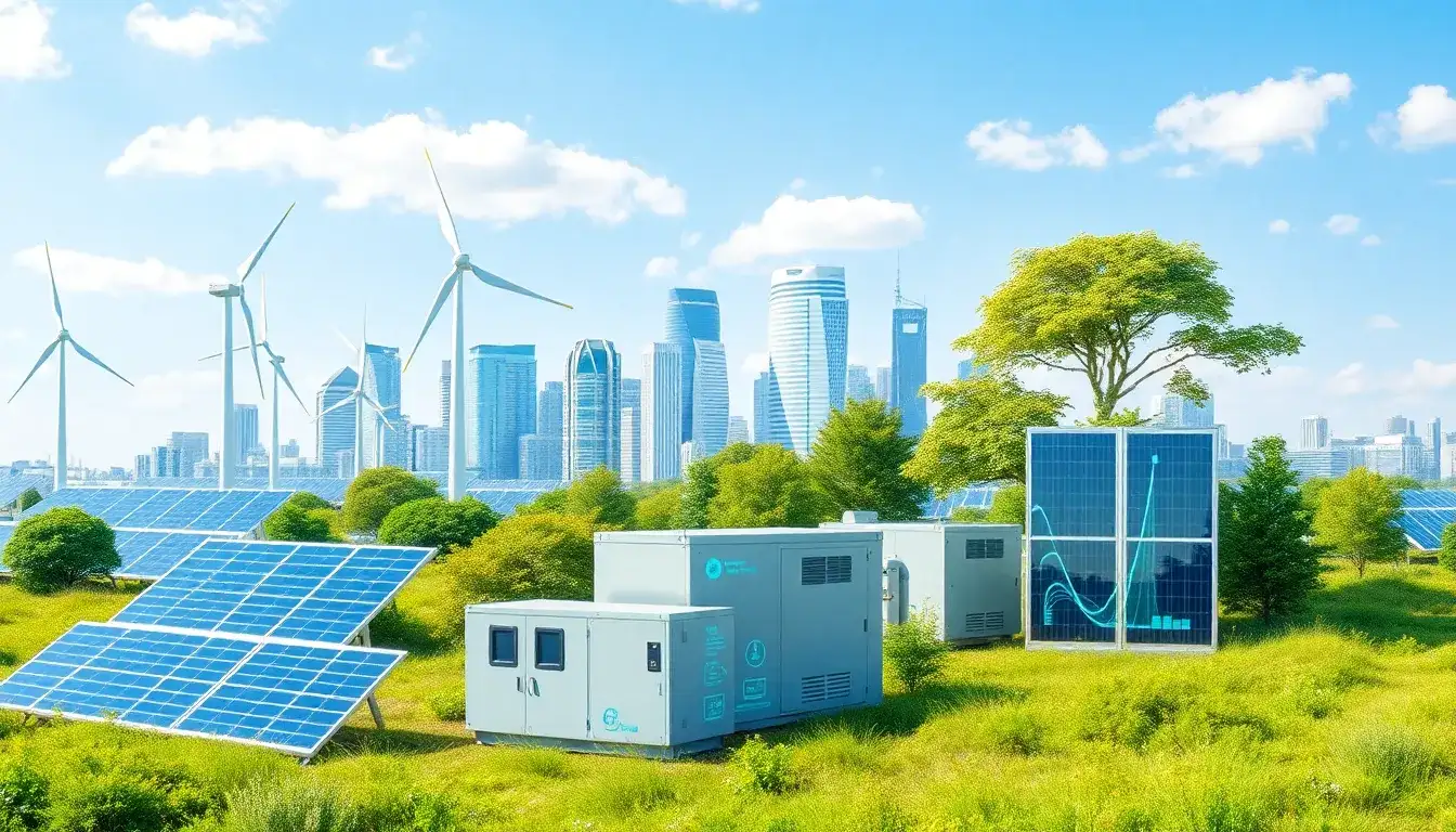 What are the environmental benefits of using lithium-ion batteries for grid stability