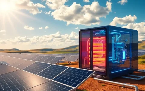 How does thermal energy storage work in solar systems