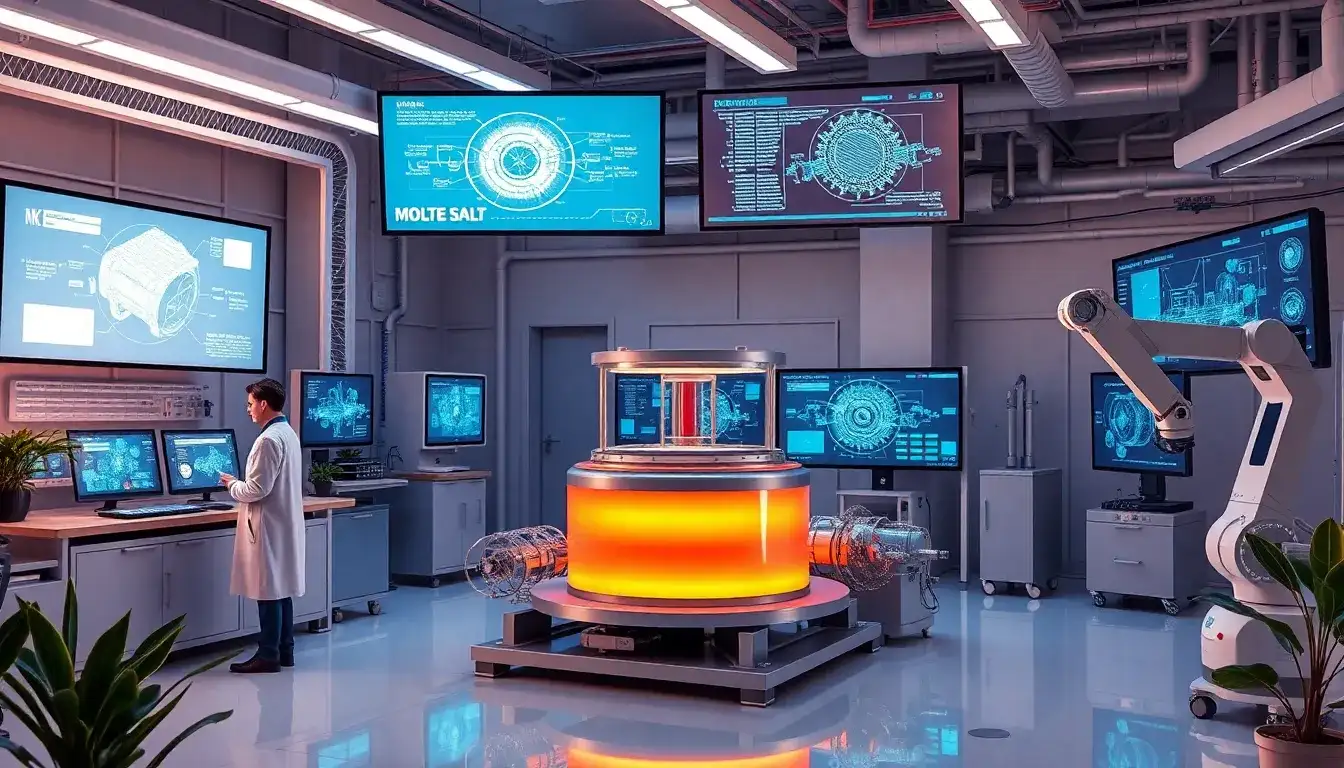 How can the high costs associated with molten salt energy storage systems be reduced