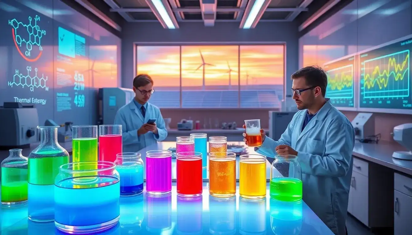 What are the latest advancements in molten salt materials to improve thermal stability