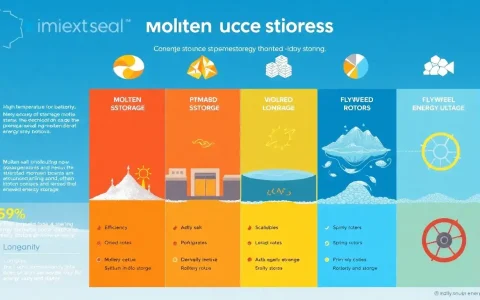 How does molten salt energy storage compare to other energy storage methods