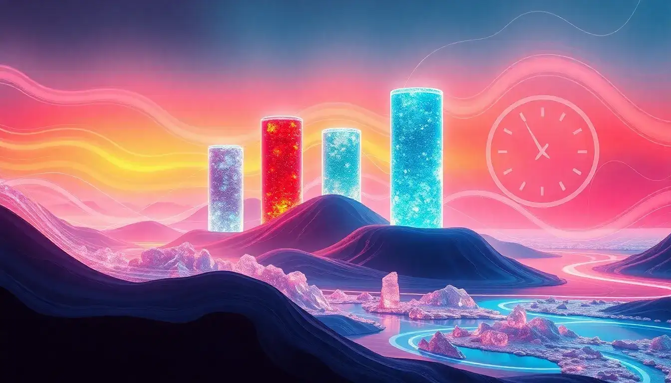 How does the efficiency of molten salt energy storage systems change over time