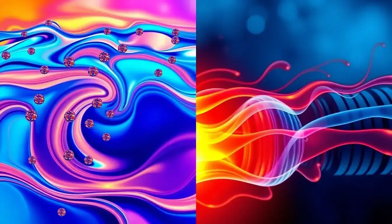 How do nanofluids compare to traditional heat transfer fluids in terms of efficiency