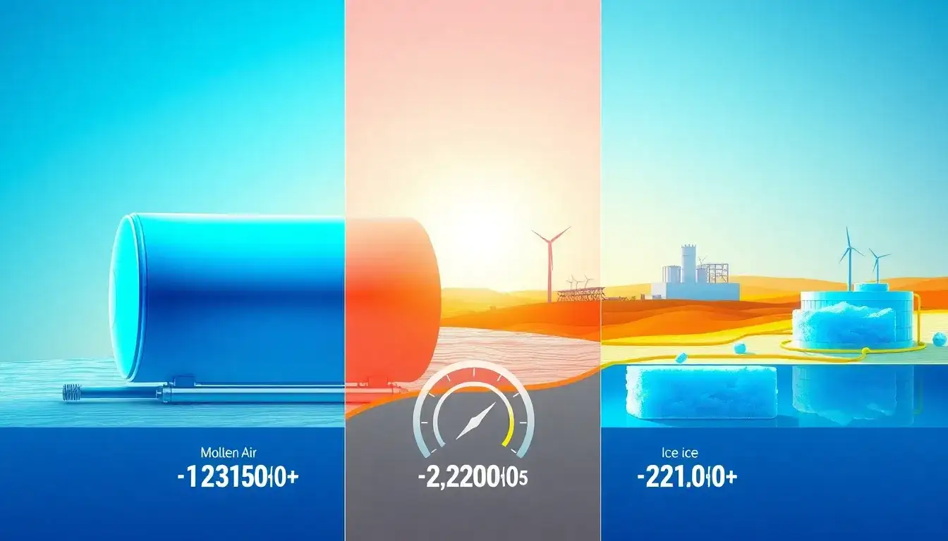 How does the efficiency of liquid air energy storage (LAES) compare to other thermal energy storage technologies