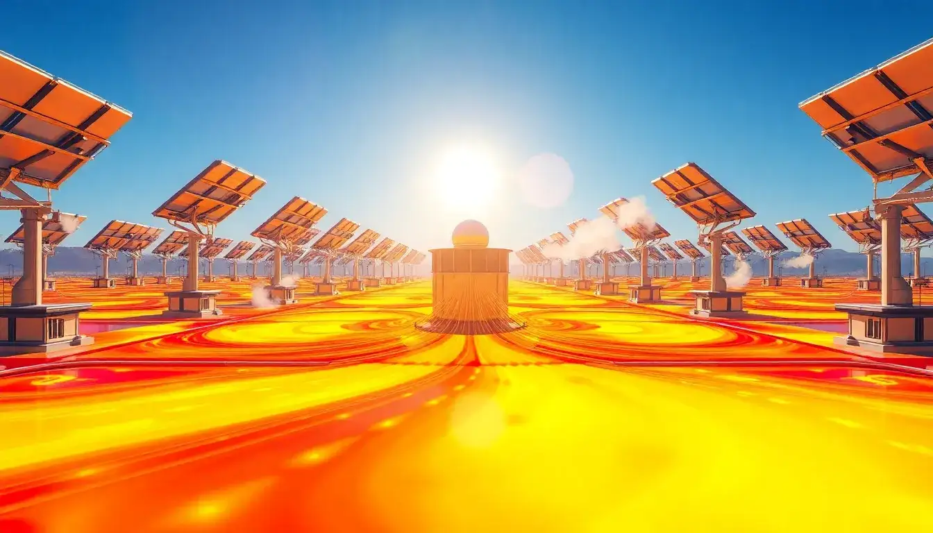 How do quaternary nitrate-based molten salts improve heat transfer in CSP systems