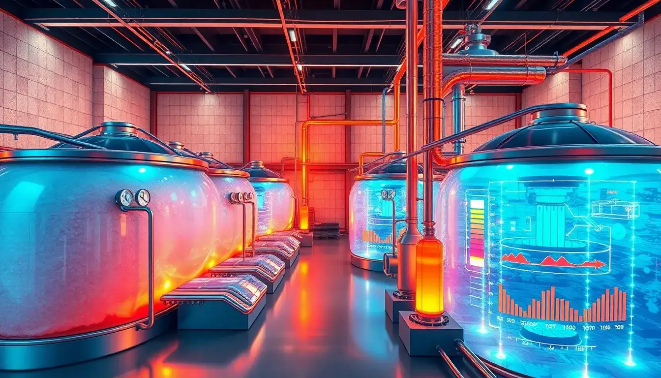 What advancements are being made to improve the efficiency of thermal energy storage systems