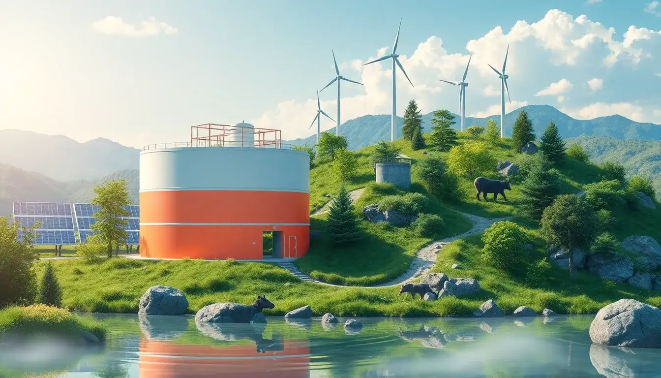 What are the main environmental benefits of using thermal energy storage systems