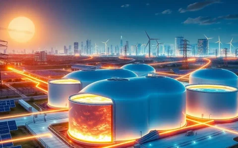 How can thermal energy storage systems improve grid stability
