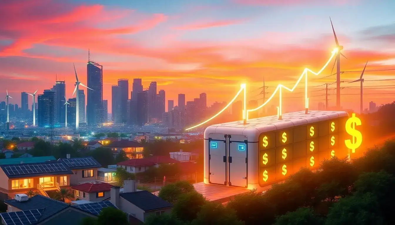 What are the economic benefits of using battery storage systems