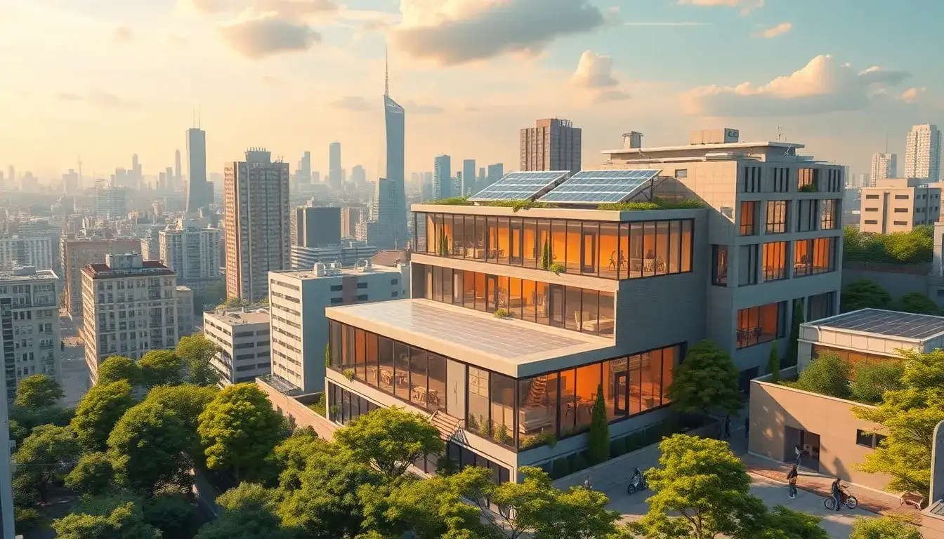 How can thermal energy storage systems be optimized for urban areas with limited space