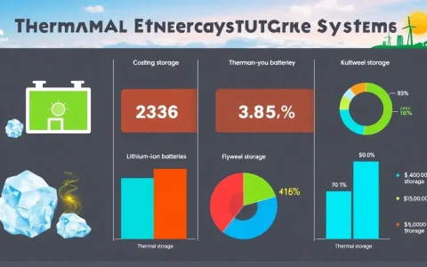 How does the cost of thermal energy storage systems compare to other forms of energy storage