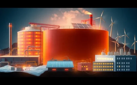 What are the main applications of thermal energy storage in industries