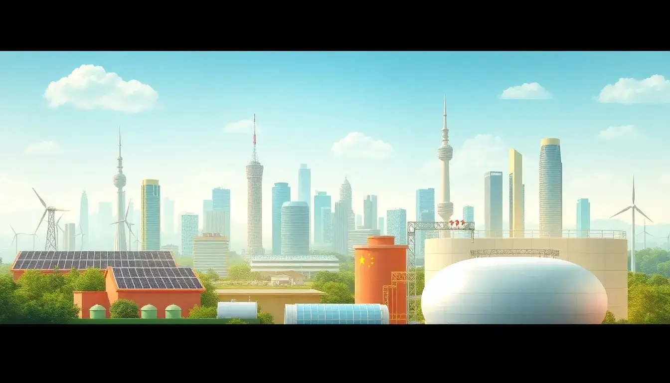 What policies in China contribute to lower costs for thermal energy storage