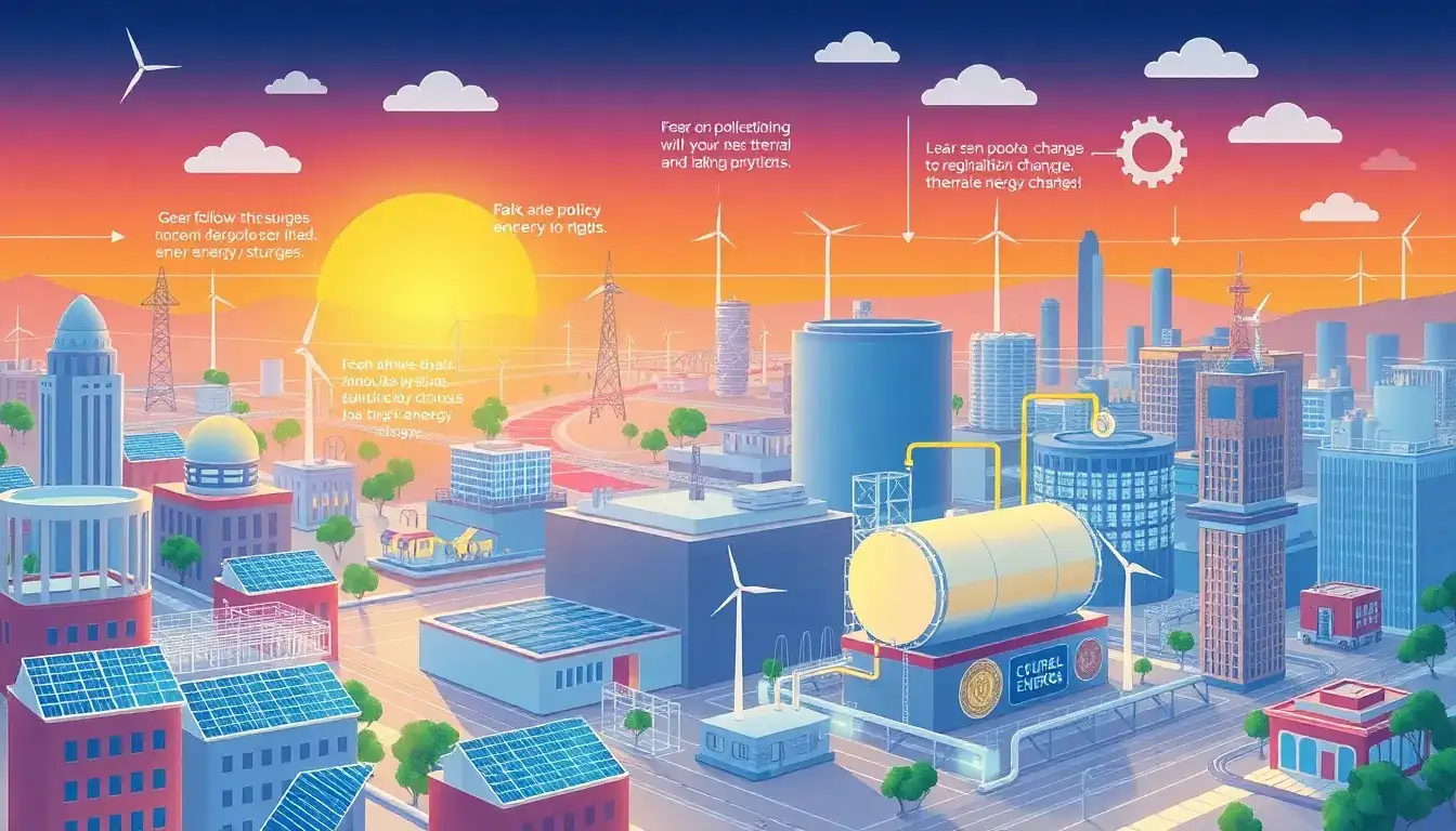 What are the potential policy changes that could impact the cost of thermal energy storage