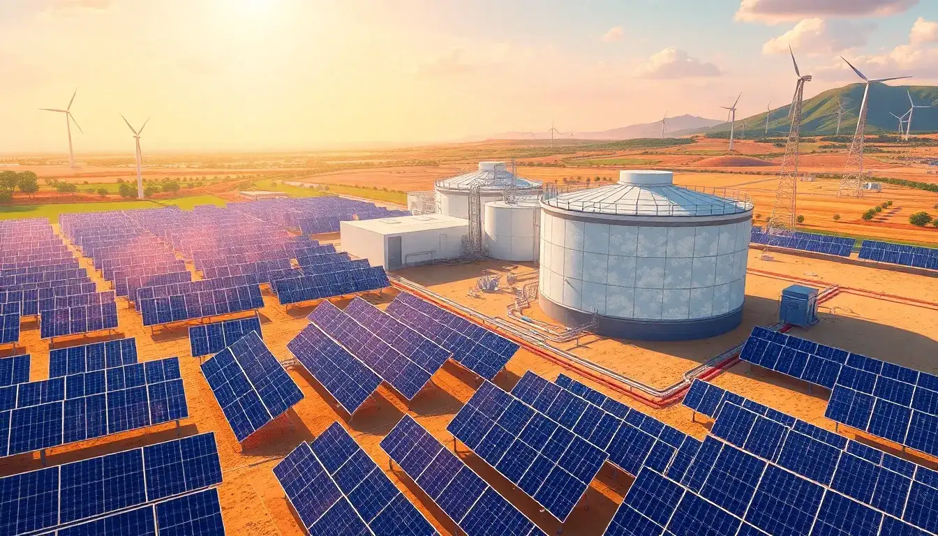 How does thermal energy storage improve the reliability of solar power plants