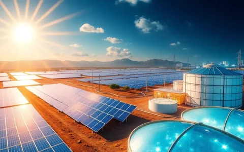 What are the main advantages of using thermal energy storage in solar power plants
