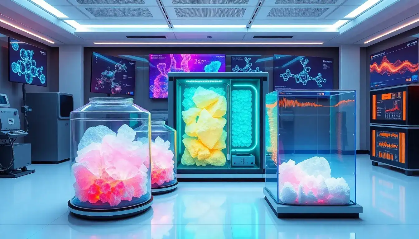 What are the latest advancements in materials for thermal energy storage systems