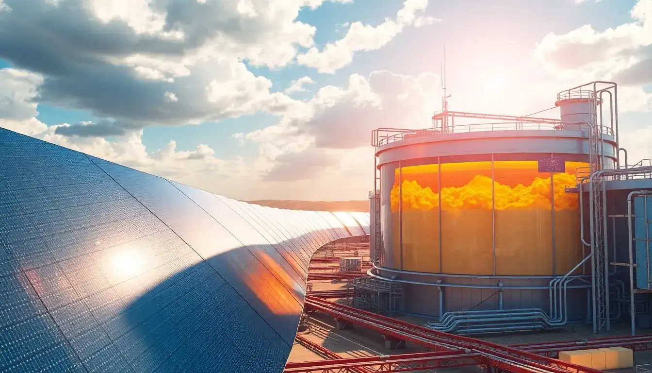 What are the main challenges in implementing thermal energy storage in CSP plants