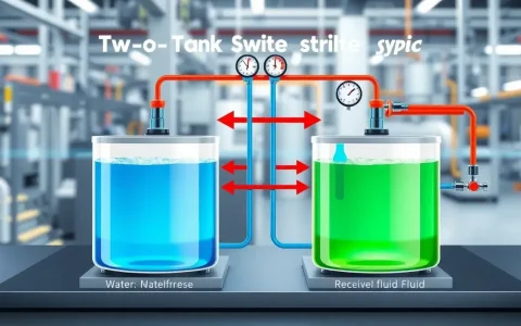 What types of fluids are commonly used in two-tank direct systems