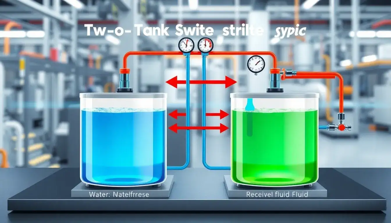 What types of fluids are commonly used in two-tank direct systems