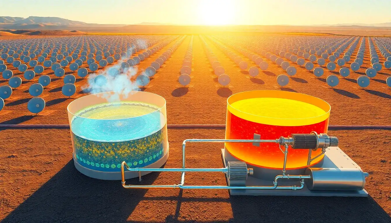How does the two-tank direct system integrate with Concentrated Solar Power (CSP) plants