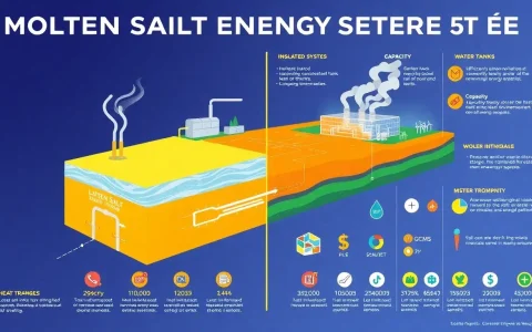 How does molten salt energy storage compare to other thermal energy storage methods
