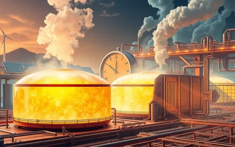 What are the main challenges associated with using molten salts for thermal energy storage