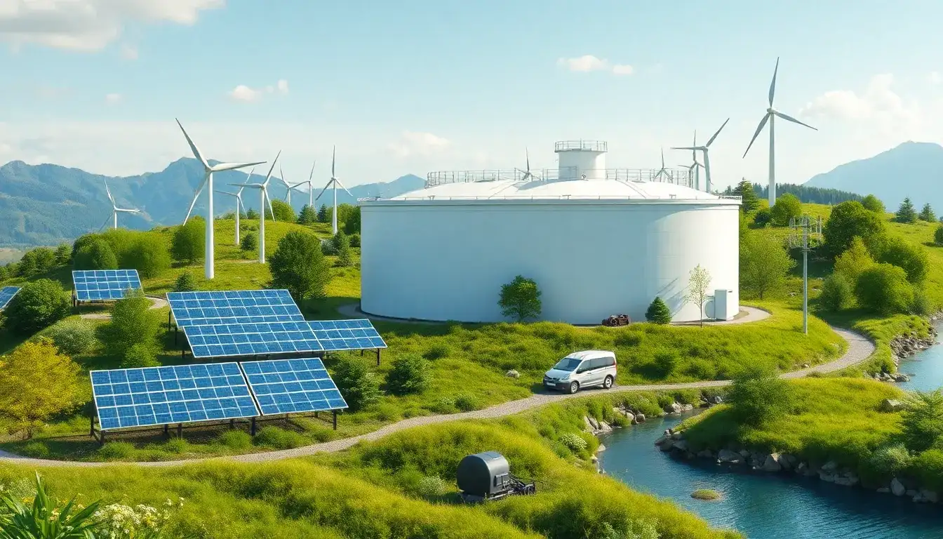 What are the environmental benefits of using thermal energy storage