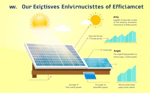 What are the main factors that influence solar panel efficiency