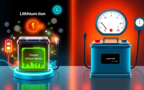 What are the differences in charging habits between lithium-ion and lead-acid batteries