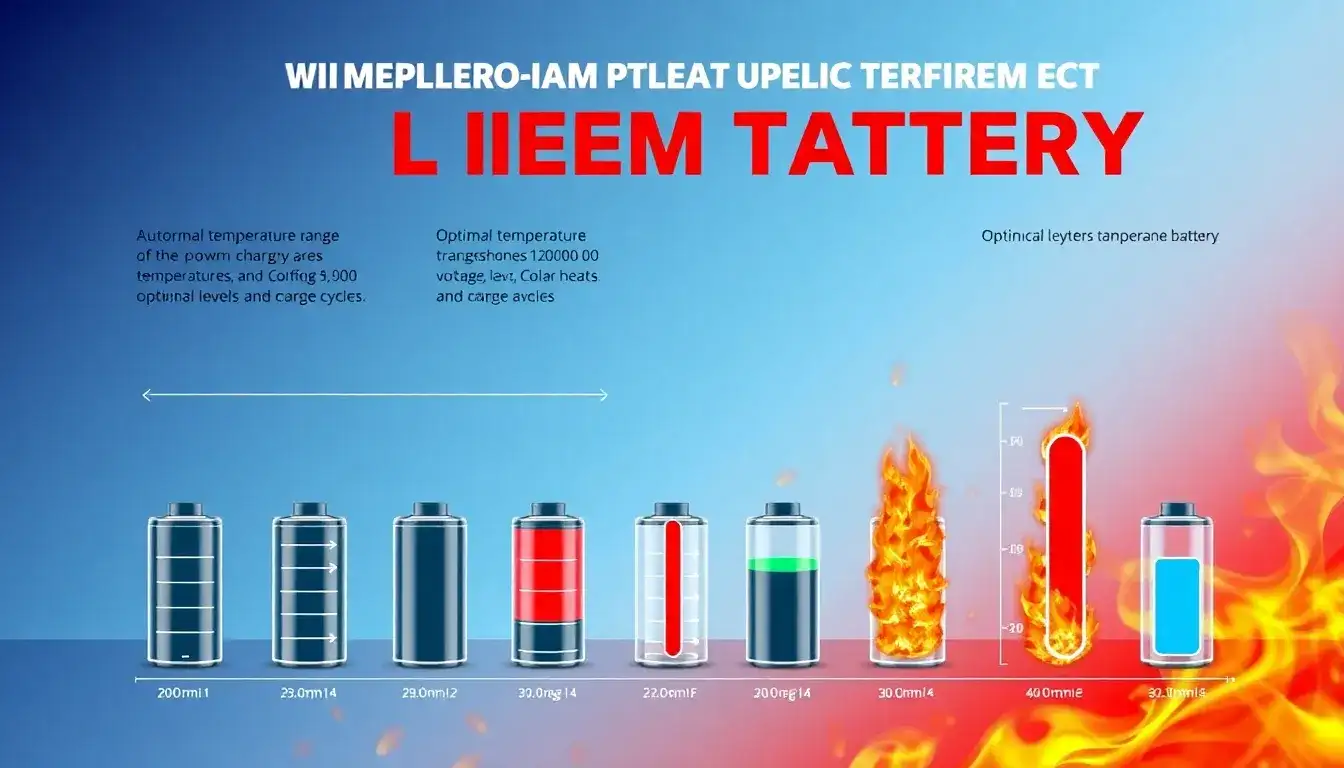 How does temperature affect the performance of lithium-ion batteries
