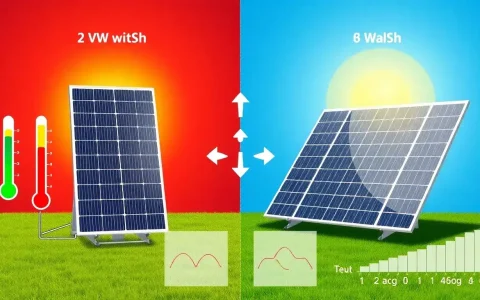 What is the impact of temperature on solar panel efficiency